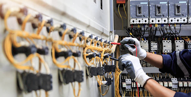 Professional Electrician technician working in Maple Grove, MN